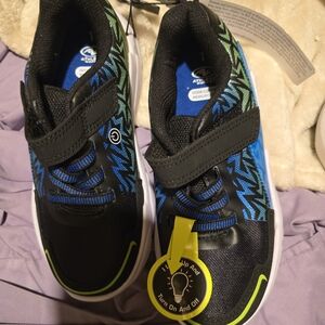 Skechers Kids Sneakers - Black, Blue, and Green